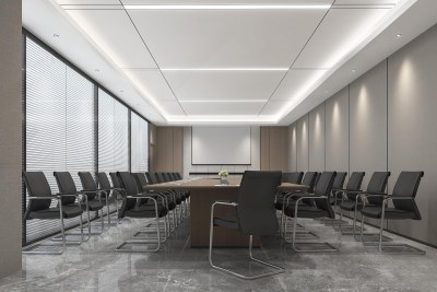 现代大会议室3D模型下载